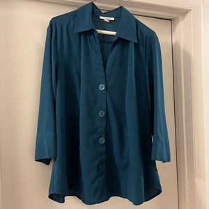 Dress Barn Teal Blouse
